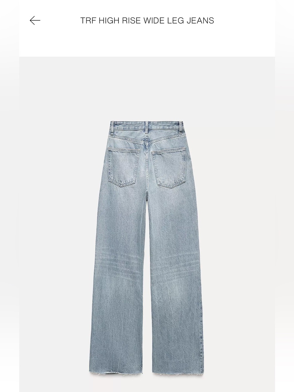 Zara TRF High-Rise Wide-Leg Jeans 6